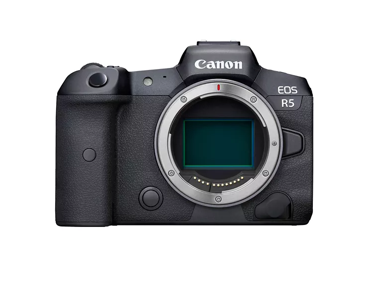 Canon EOS R5 high-resolution full-frame mirrorless camera, 2025.